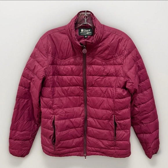 Outback Trading Company Jackets & Blazers - Outback Trading Co Women’s Sz M Snow Canyon Down Feather Jacket Nylon Purple